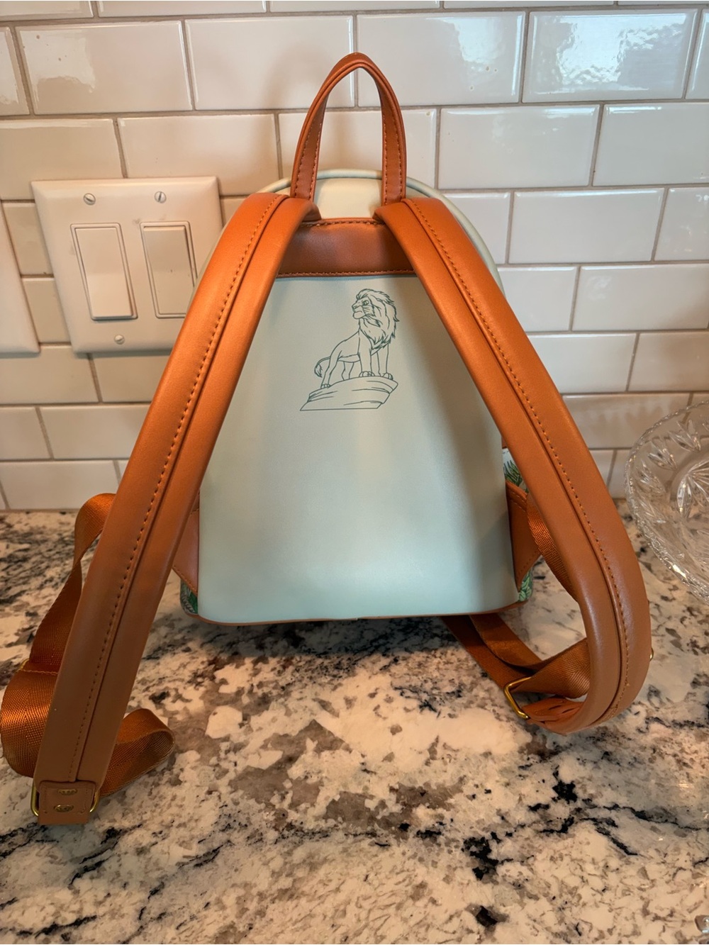 Loungefly x Disney The Lion King Mint Mini Backpack - Picture 4 of 8